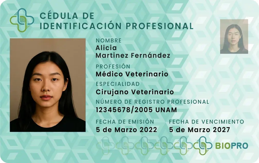 Carnet de veterinario